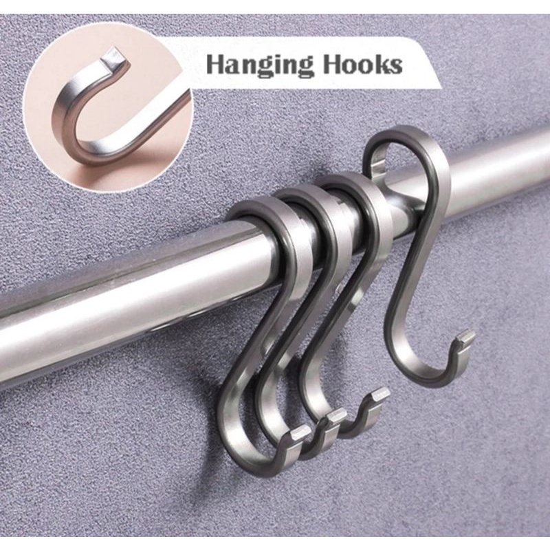 Móc treo đồ chữ S lồng ống inox phi 16/19/22/25/32/38 SHIP HỎA TỐC