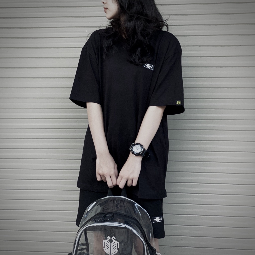 Áo thun tay lỡ PANDAX Signature logo , basic tee local brand unisex , oversize nam nữ premium cotton 100%