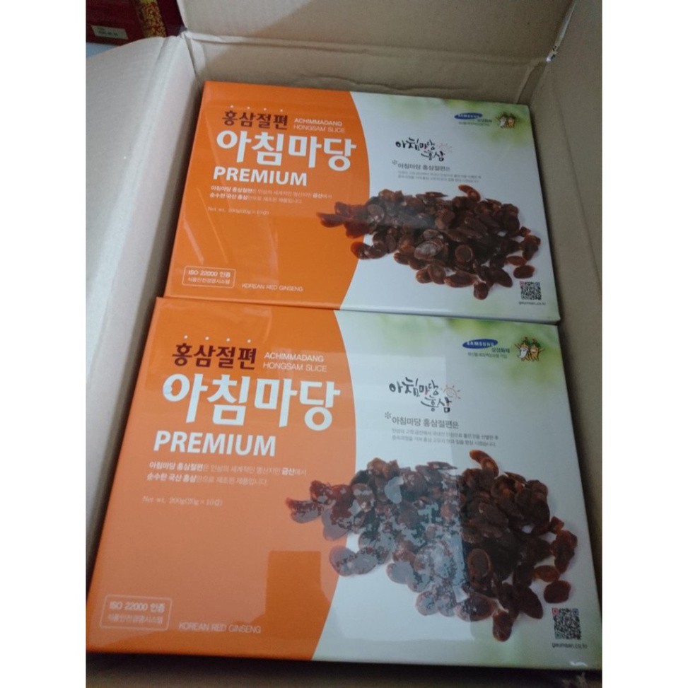 [Flash Sale] Hồng Sâm Lát Tẩm Mật Ong Achim Hàn Quốc, Hộp 10 Gói x20gr | BigBuy360 - bigbuy360.vn