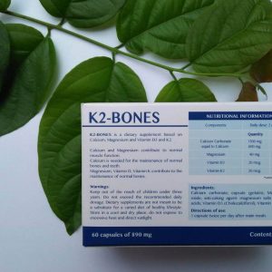K2 Bones Hộp 60 Viên – Bổ Sung Canxi Và Khoáng Chất