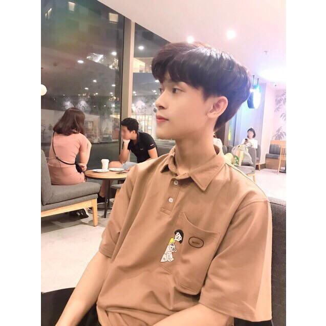 Áo thun tay lỡ form rộng có cổ | BigBuy360 - bigbuy360.vn