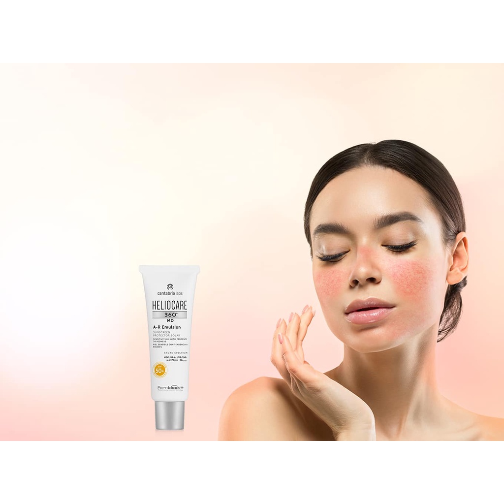 Kem chống nắng Heliocare 360° Water Gel/Mineral Tolerance/Pigment/ AR SPF50+ 50ml full size