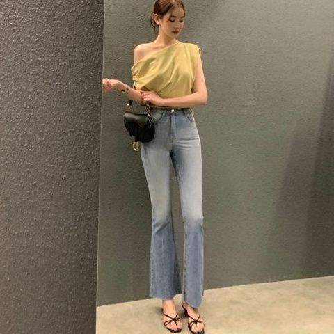 Áo Thun Tay Ngắn Hở Vai Thời Trang Dành Cho Nữ