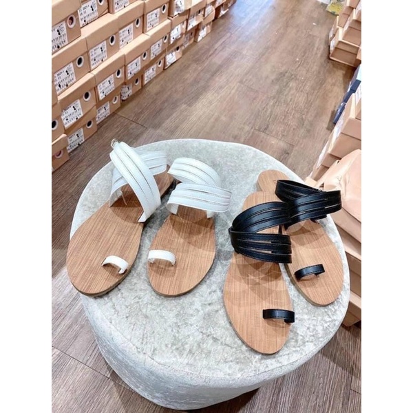 SANDAL XỎ NGÓN QUAI MẢNH QUẤN CỔ CHÂN