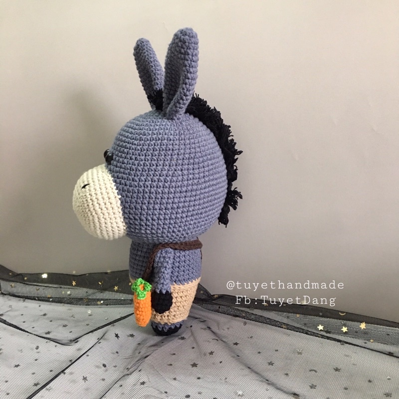 THÚ LEN HANDMADE - Hươu cao cổ, Lừa móc len siêu xinh