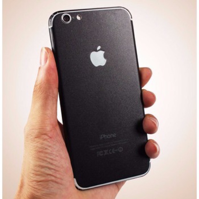 Skin màu dán mặt sau iphone giả chất liệu mạ kim loại cho IPhone 6/6s, 6/6sPLus ,7/8 ,7/8plus .