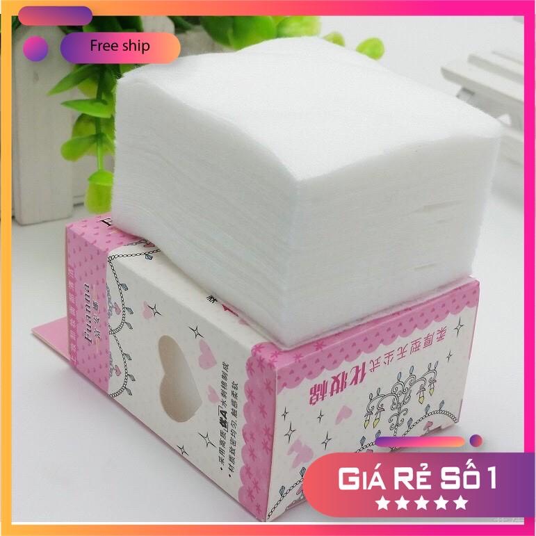 Hộp 50 miếng bông tẩy trang - Dùng đắp toner cực thích