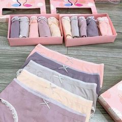 Quần Lót Nữ FreeShip Quần lót nữ Siêu Đẹp Quần Hộp Con Hạc Cao Cấp-Cotton Kháng Khuẩn