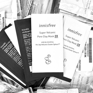 1 gói sample Mặt nạ đất set tro núi lửa Innisfree