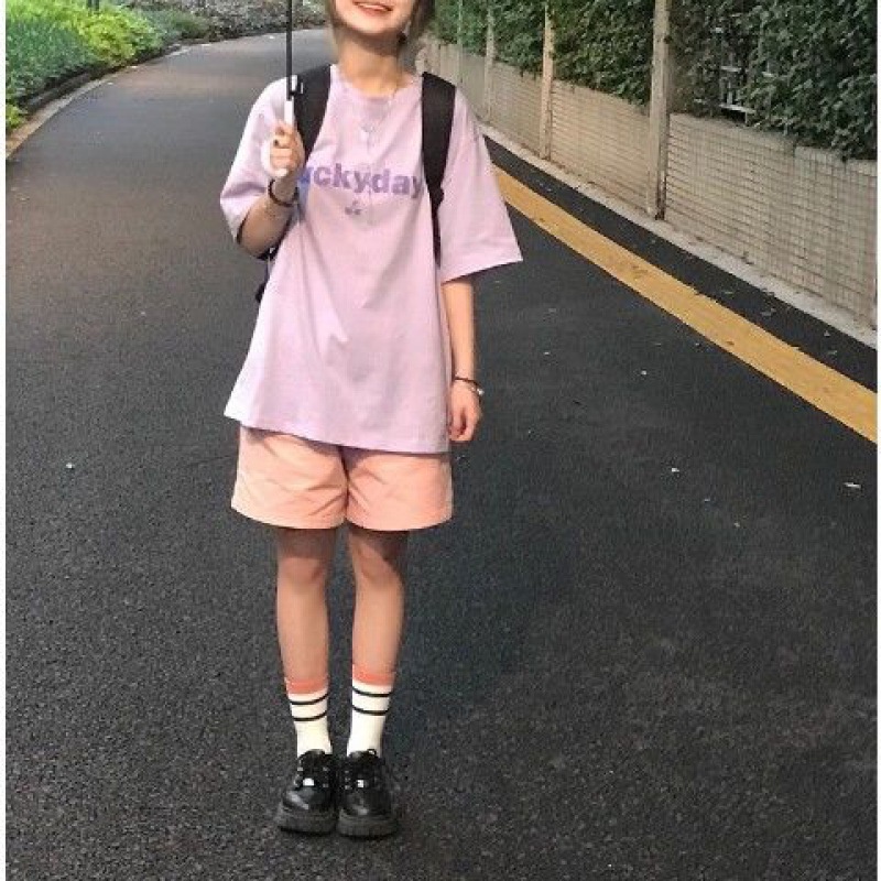 Quần Đùi Nữ Mặc Nhà Cotton Co Giãn Quần Ngủ Unisex Xuất Hàn Túi Gấu QD07