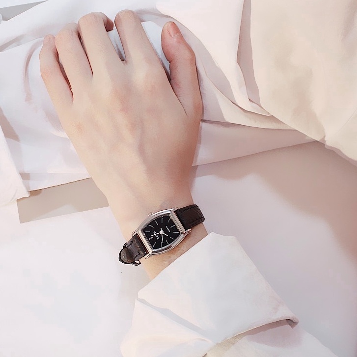 Đồng Hồ Nữ Dây Da Cao Cấp Chính Hãng RATE Mặt Vuông Đẹp Thanh Lịch Giá Rẻ | BigBuy360 - bigbuy360.vn