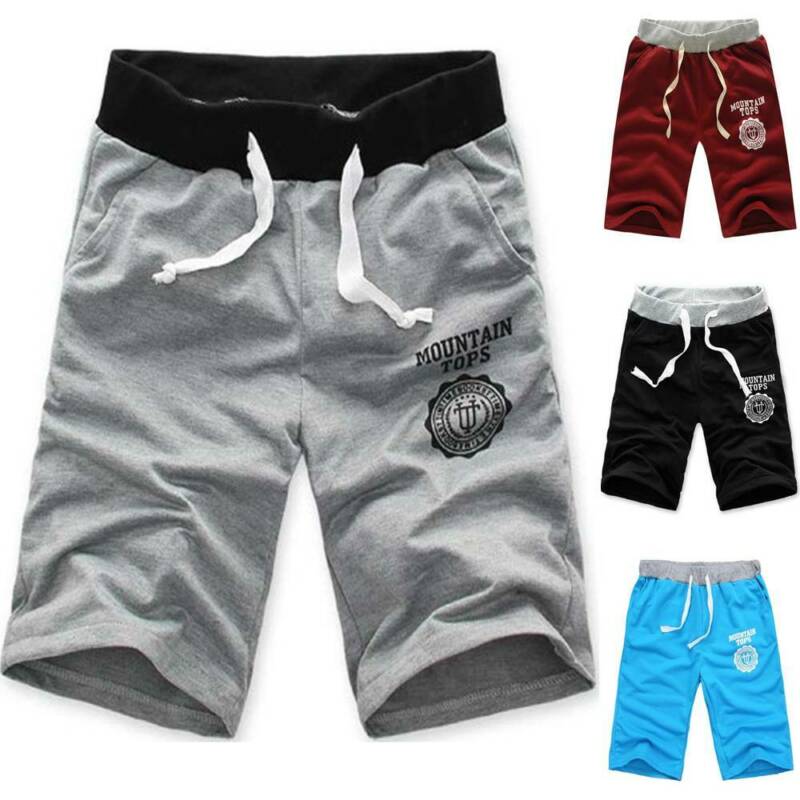 Quần Short Lưng Thun Rút Dây Màu Trơn Cho Nam
