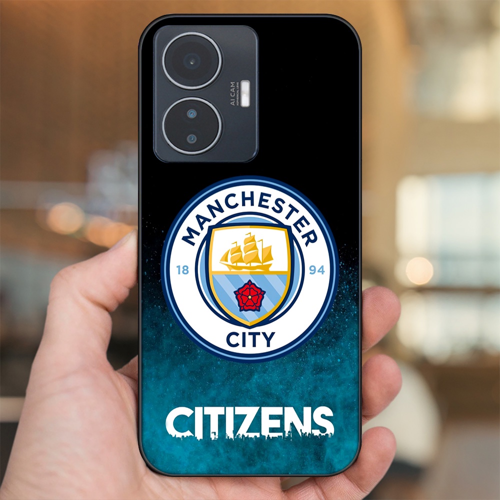Ốp lưng Vivo Y55 2022 viền đen in hình Manchester City MC