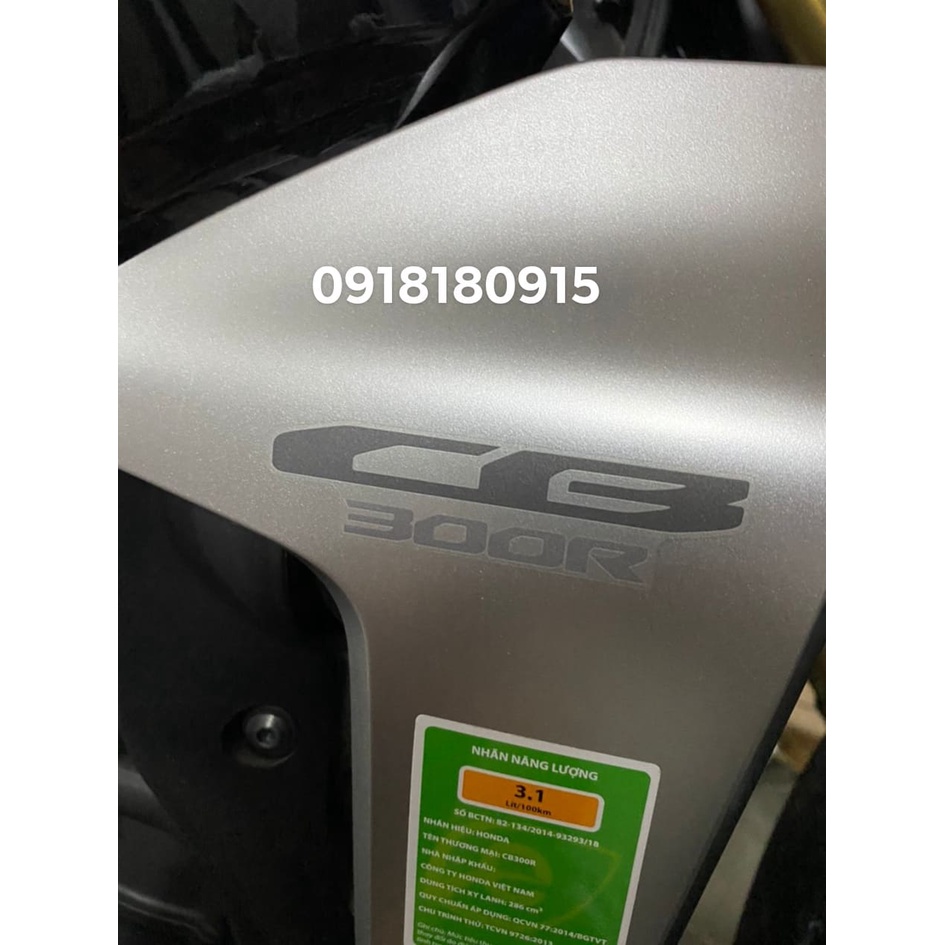 Mác tấm ốp bình xăng tem cb 300r honda giá 1 tem