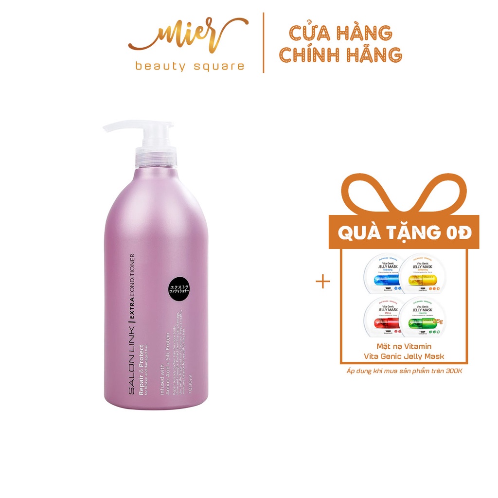 Dầu Xả Kumano Salon Link Extra Conditioner 1000ml Dành Cho Tóc Hư Tổn