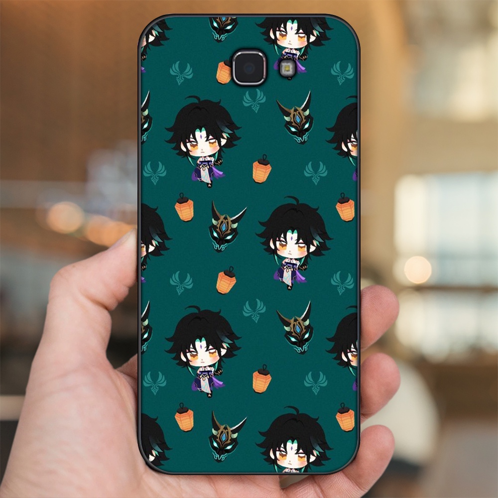 Ốp lưng Samsung J5 Prime, J7 Prime viền đen in hình Xiao Genshin Impact