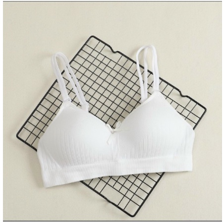 Áo Bra bralette áo lót nữ sinh không gọng Cute chất cotton mút mỏng mềm mát phom gom ngực đẹp 0309