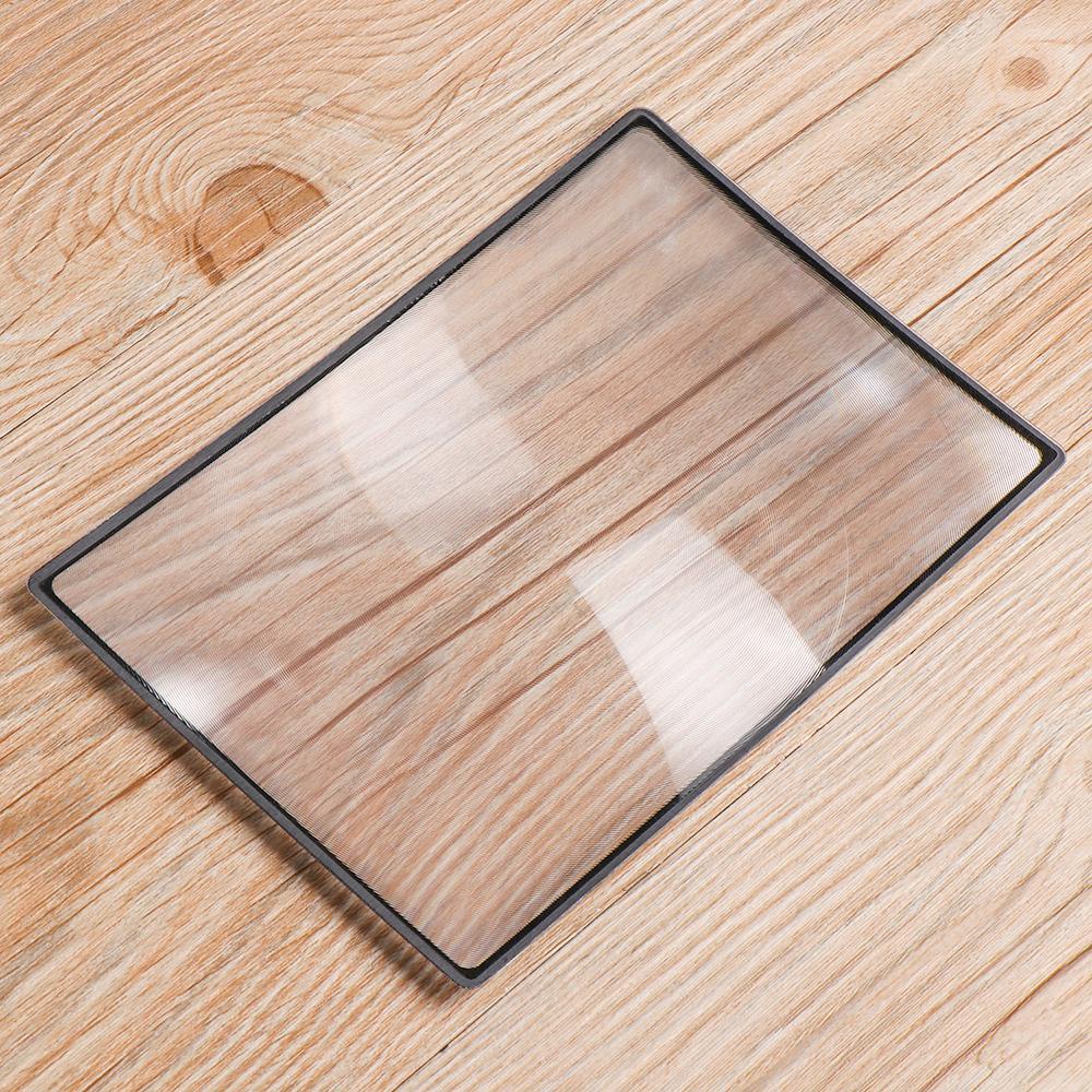 FASHYUNER Tấm Kính Lúp Siêu Mỏng Bằng PVC Trong Suốt Kích Thước 180X120mm X3