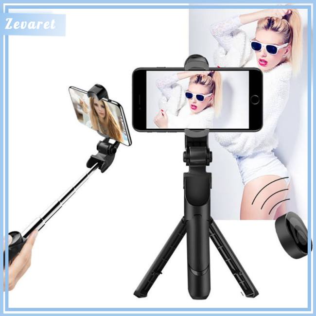 Giá Đỡ Đứng Ba Chân Có Thể Mở Rộng 360 Độ Zevaret XT09° Gậy Tự Sướng Bluetooth XT10 Gấp Gọn Cho Điện Thoại