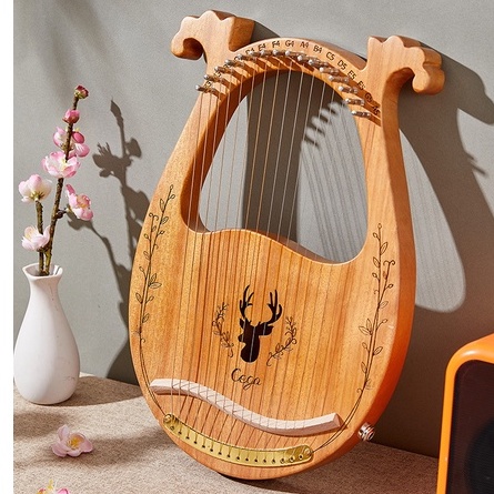 [LYRE 16 DÂY] Đàn Lyre 16 dây lyre harp nguyên khối TN001- Đầy đủ phụ kiện