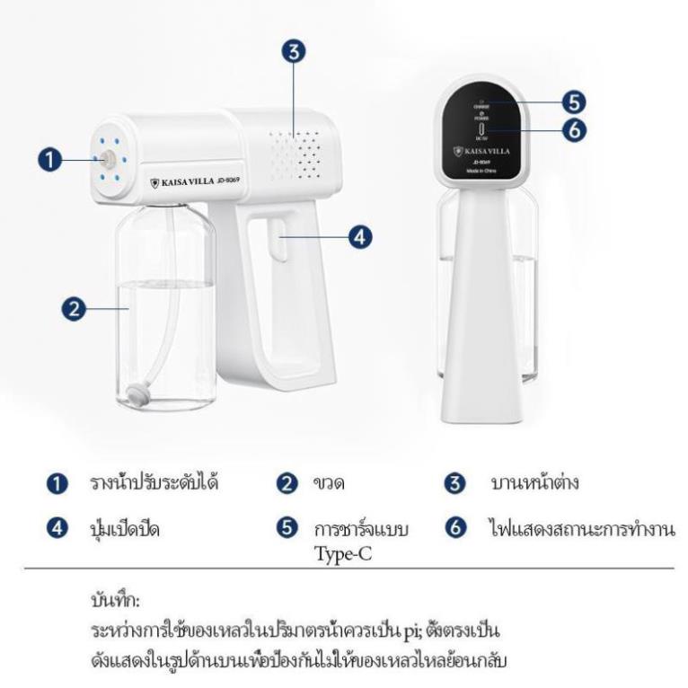 Máy phun khử khuẩn nano,máy xịt cồn tự động cầm tay K5, công nghệ nano nhật bản