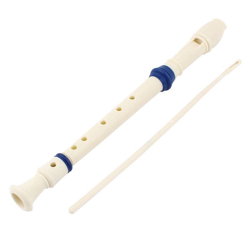 Sáo soprano 6 lỗ màu xanh trắng tiện dụng [Sau khi bán bảo hiểm]