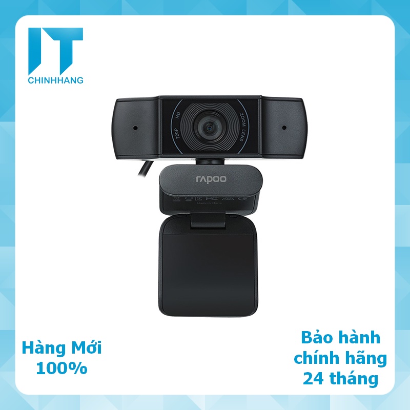 Webcam Rapoo C200 FullHD 720p - Hàng Chính Hãng