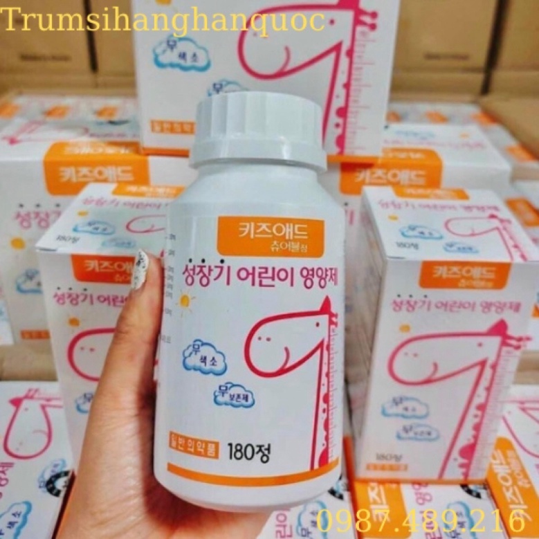 [ HÀNG MỚI VỀ ] Viên Uống Bổ Sung Canxi Tăng Chiều Cao Cho Bé [HÀNG HÀN QUỐC] [ Hàng Mới Về ]