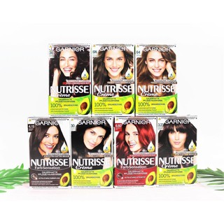 Thuốc nhuộm tóc phủ bạc garnier giàu dưỡng-an toàn cho da đầu