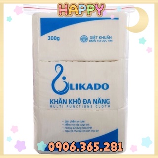 Khăn vải khô đa năng Likado ~ 270 tờ