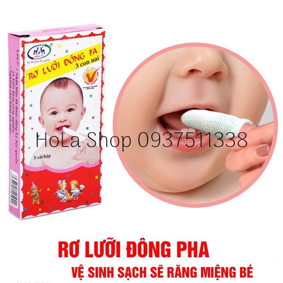 Gạc Rơ Lưỡi 3 Con Nai Đông Fa Làm Sạch Lưỡi Cho Bé