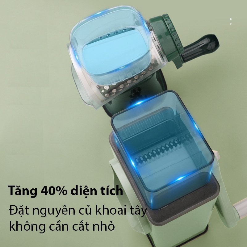 Máy thái lát rau củ VEGETABLE CUTTER đa năng - Máy bào sợi - Dụng cụ nạo rau củ quả