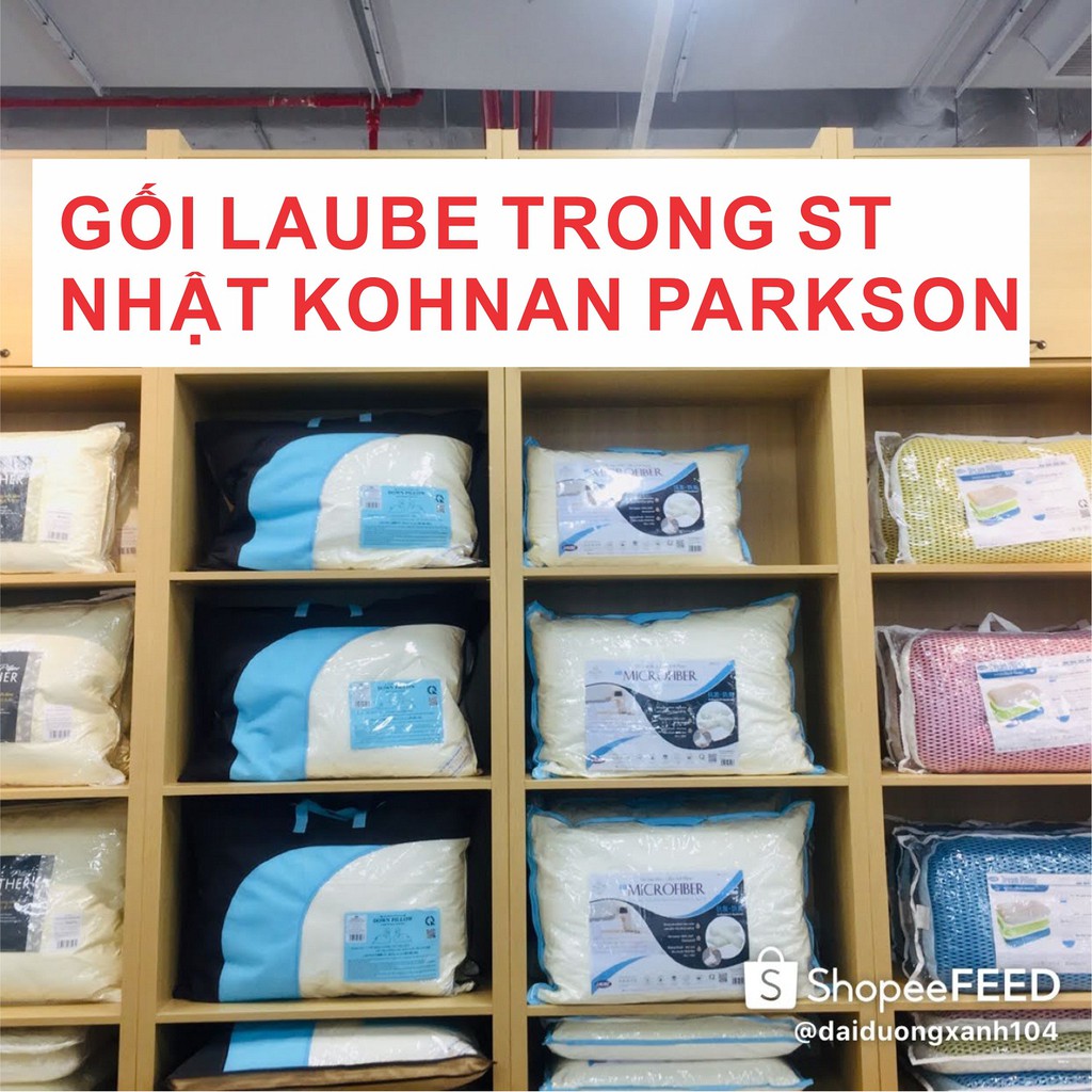 Gối lông vũ tự nhiên sang trọng đẳng cấp nhất Down Laube 50x70cm thương hiệu Nhật Bản