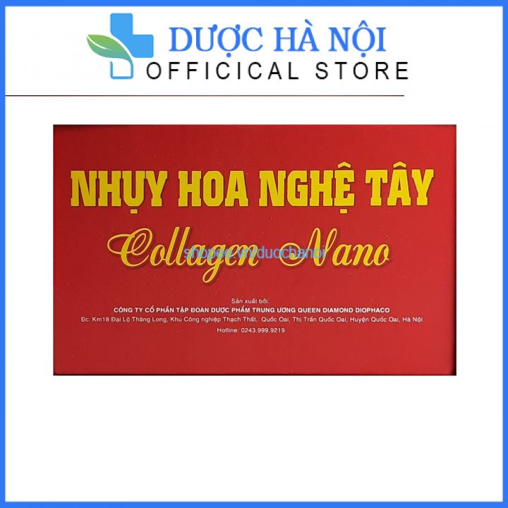 Nhuỵ Hoa Nghệ Tây Collagen Nano hộp 30 gói