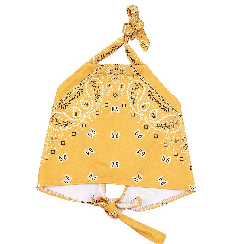 Áo yếm bằng chất liệu linen in họa tiết thời trang dành cho nữ | BigBuy360 - bigbuy360.vn