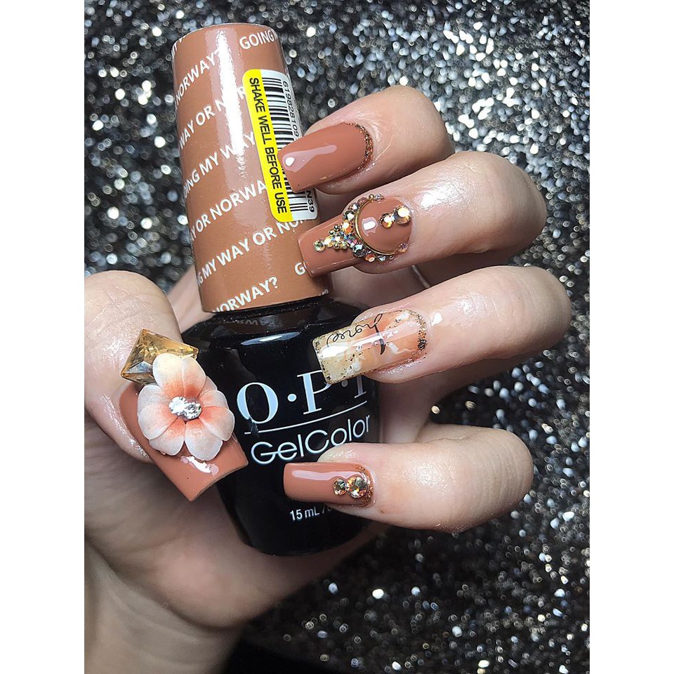 Sơn gel OPI - Sơn gel màu nâu tây mã H62 Thiên Di Nail