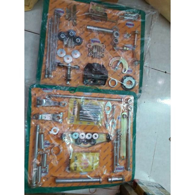 full bộ ốc xe dream cao cấp không gỉ sét 2 vỉ như hình