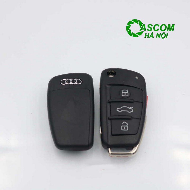 Vỏ chìa Audi - Vỏ chìa khóa Audi 4 nút A1, A3, A6, Q3, Q7, TT