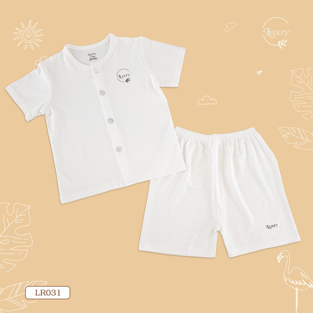 Bộ cộc tay cài thẳng petit Luxry