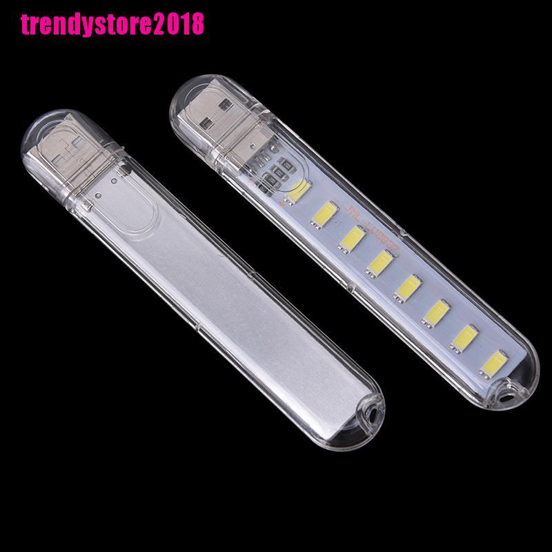 Đèn LED USB 5V 8 Bóng Di Động Cho Máy Tính