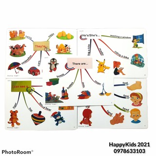 Flashcard minmap english lớp 1 bgd - a4