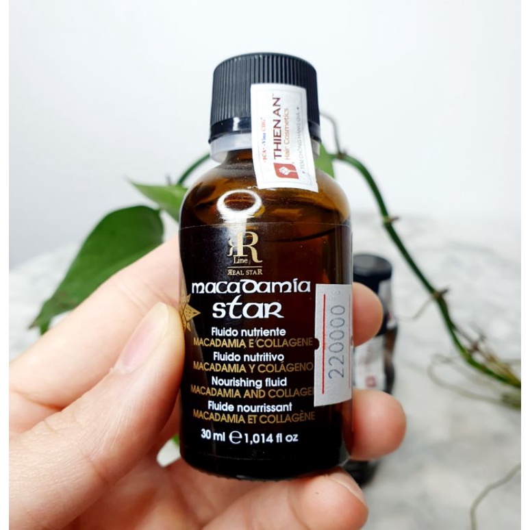 Tinh dầu dưỡng chăm sóc phục hồi tóc Macadamia Star 30ml Tái tạo nuôi dưỡng tóc chắc khoẻ