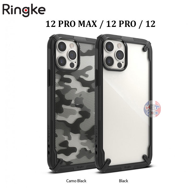 Ốp lưng chống sốc Ringke Fusion X cho IP 12 Pro Max / 12 Pro chính hãng - Hàng nhập khẩu