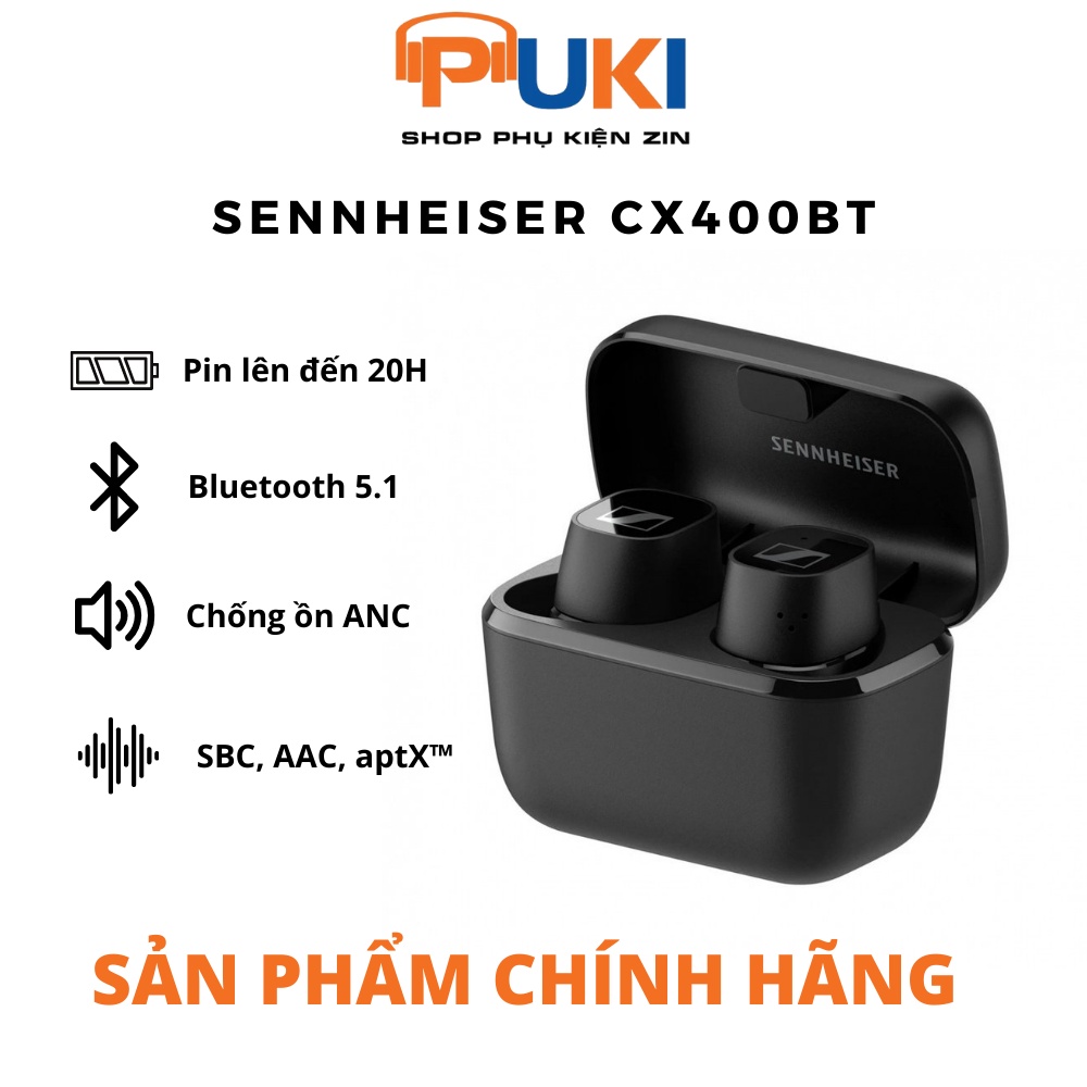 Tai nghe Không Dây SENNHEISER CX 400BT True Wireless chính hãng