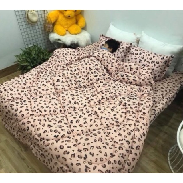 Sét chăn phao ga gối poly cotton.