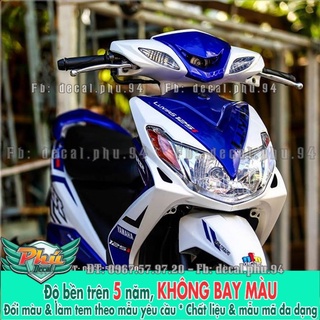 Tem rời Luvias RR trắng xanh -1