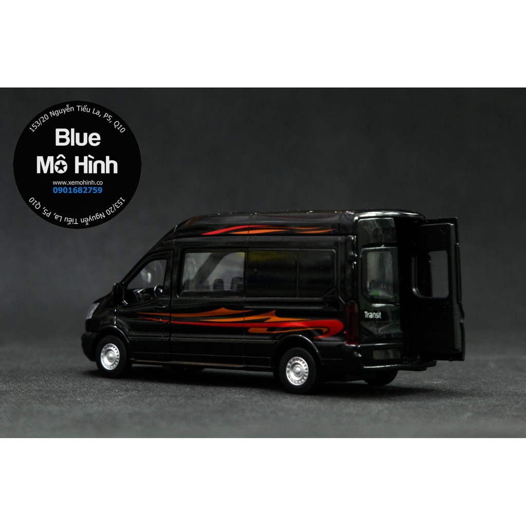 Blue mô hình | Xe mô hình Ford Transit xe khách 1:32