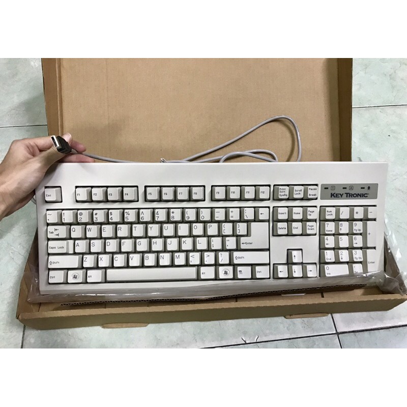 Bàn phím Keytronic cổng kết nối USB- Hàng mới- Chính hãng (màu trắng) | BigBuy360 - bigbuy360.vn
