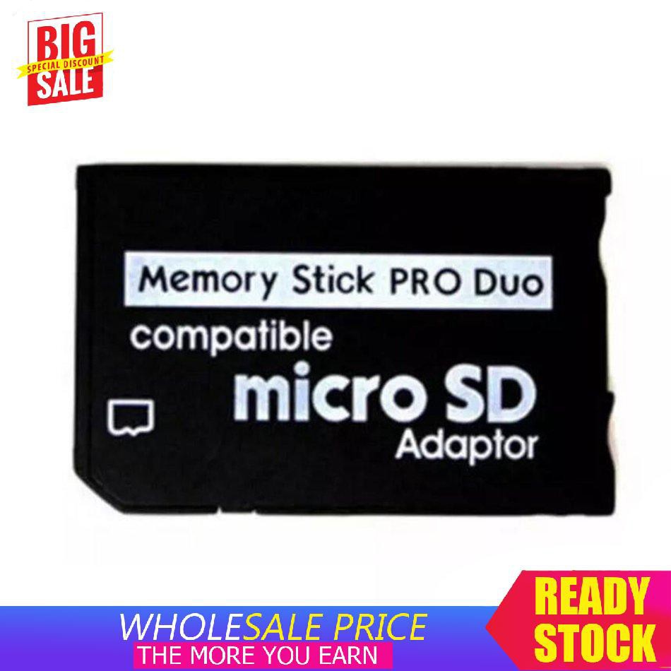 [ Hàng Hot ] Đầu Chuyển Đổi Micro Sd Tf Sang Pro Duo Memory Stick Cho Psp Click