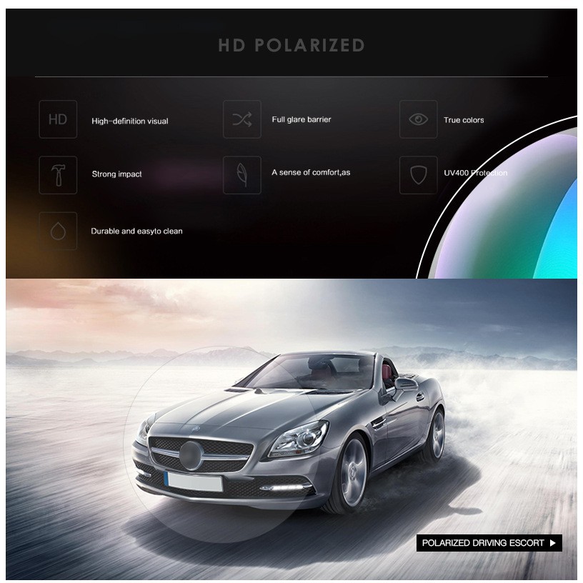 Kính Râm❤️CóVideo❤️Kính Mát Nam Nữ Unisex Thời Trang 2020 Hiện Đại Cao Cấp Phân Cực Chống Tia UV400 (Hàng Nhập Khẩu) | BigBuy360 - bigbuy360.vn